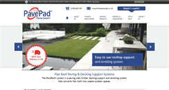 Desktop Screenshot of pavepad.co.uk